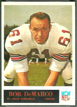 Bob DeMarco 1965 Philadelphia football card