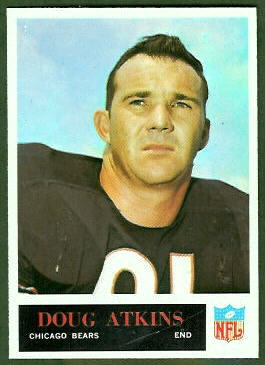 Doug Atkins 1965 Philadelphia football card