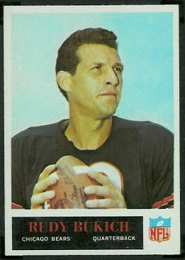 Rudy Bukich 1965 Philadelphia football card