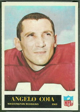 Angelo Coia 1965 Philadelphia football card