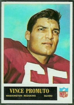 Vince Promuto 1965 Philadelphia football card