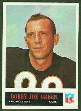 Bobby Joe Green 1965 Philadelphia football card