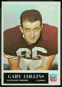 Gary Collins 1965 Philadelphia football card