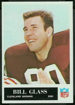 Bill Glass 1965 Philadelphia football card