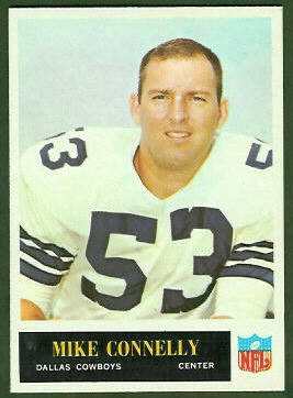 Mike Connelly 1965 Philadelphia football card