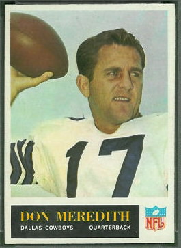 Don Meredith 1965 Philadelphia football card