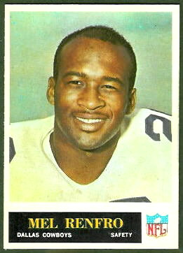 Mel Renfro 1965 Philadelphia football card