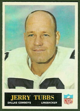 Jerry Tubbs 1965 Philadelphia football card