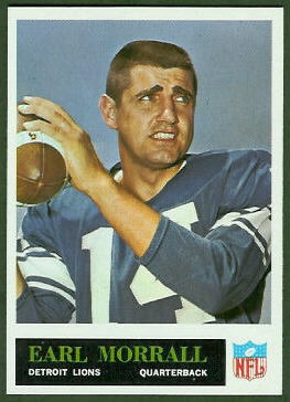 Earl Morrall 1965 Philadelphia football card