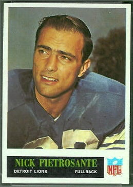 Nick Pietrosante 1965 Philadelphia football card