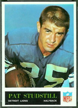 Pat Studstill 1965 Philadelphia football card