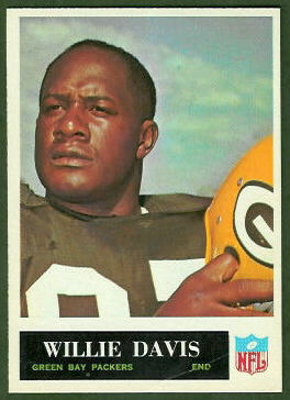 Willie Davis 1965 Philadelphia football card