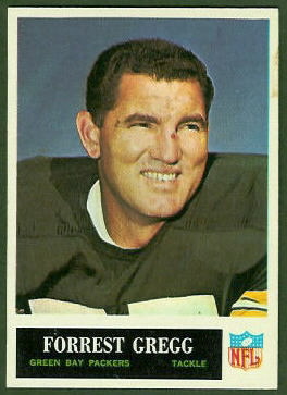 Forrest Gregg 1965 Philadelphia football card