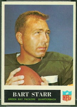 Bart Starr 1965 Philadelphia football card