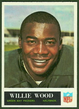 Willie Wood 1965 Philadelphia football card