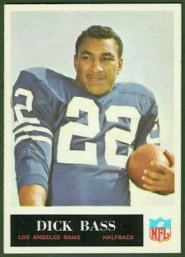 Dick Bass 1965 Philadelphia football card