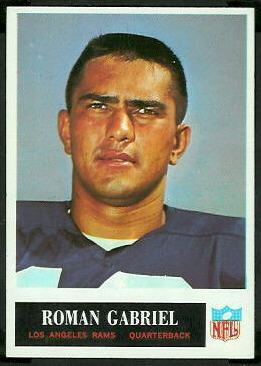 Roman Gabriel 1965 Philadelphia football card
