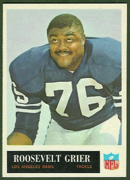 Roosevelt Grier 1965 Philadelphia football card