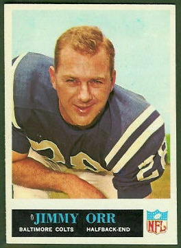 Jimmy Orr 1965 Philadelphia football card