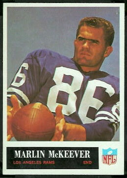 Marlin McKeever 1965 Philadelphia football card