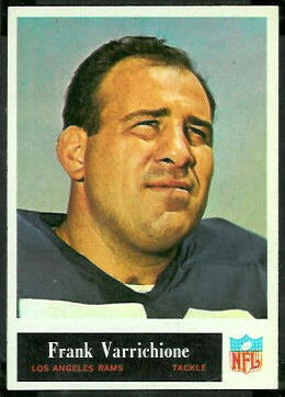 Frank Varrichione 1965 Philadelphia football card