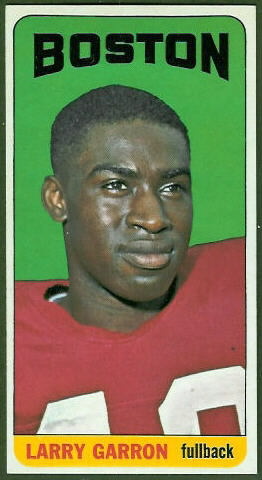 Larry Garron 1965 Topps football card