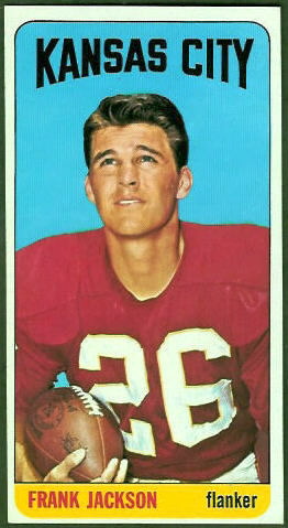 Frank Jackson 1965 Topps football card