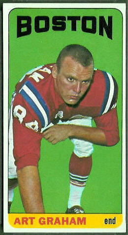 Art Graham 1965 Topps football card Art Graham 1965 Topps football card
