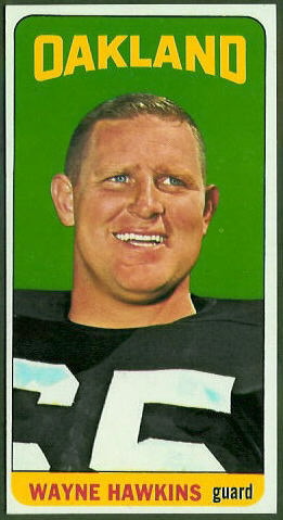 Wayne Hawkins 1965 Topps football card