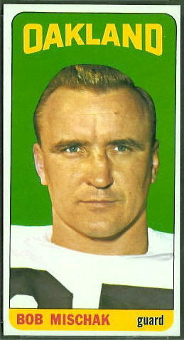 Bob Mischak 1965 Topps football card