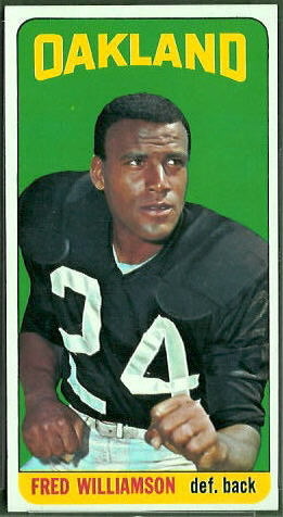 Fred Williamson 1965 Topps football card Fred Williamson 1965 Topps football card