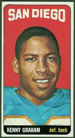 Kenny Graham 1965 Topps football card