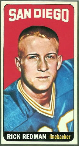 Rick Redman 1965 Topps football card