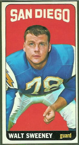 Walt Sweeney 1965 Topps football card