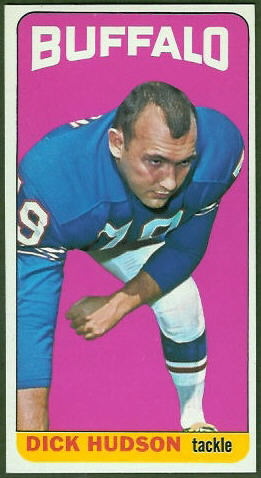 Dick Hudson 1965 Topps football card