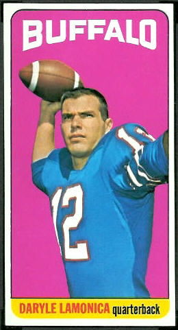 Daryle Lamonica 1965 Topps football card