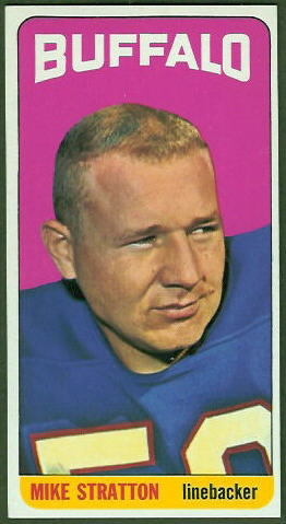 Mike Stratton 1965 Topps football card