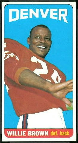 Willie Brown 1965 Topps football card