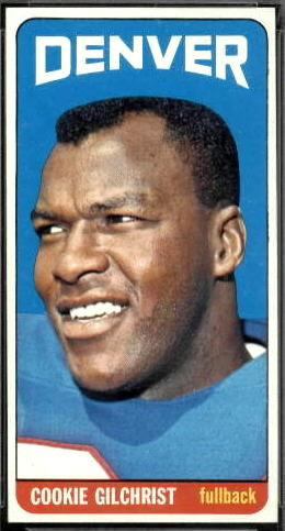 Cookie Gilchrist 1965 Topps football card