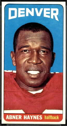 Abner Haynes 1965 Topps football card Abner Haynes 1965 Topps football card