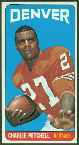 Charlie Mitchell 1965 Topps football card