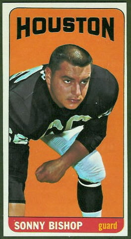 Sonny Bishop 1965 Topps football card