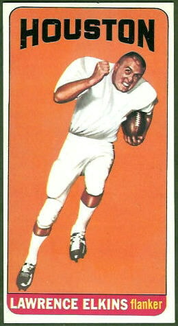 Larry Elkins 1965 Topps football card