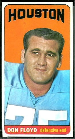 Don Floyd 1965 Topps football card