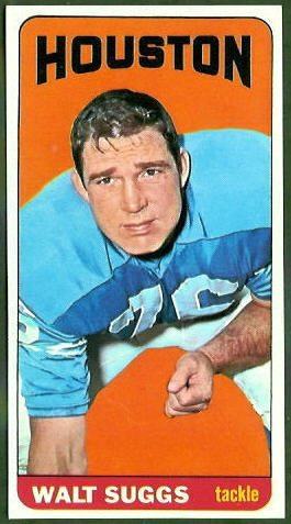 Walt Suggs 1965 Topps football card