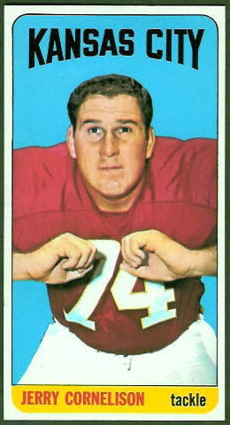 Jerry Cornelison 1965 Topps football card