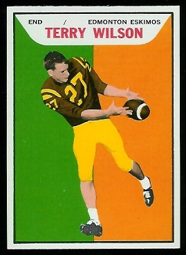 Terry Wilson 1965 Topps CFL football card