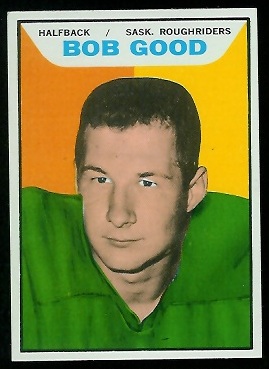 Bob Good 1965 Topps CFL football card