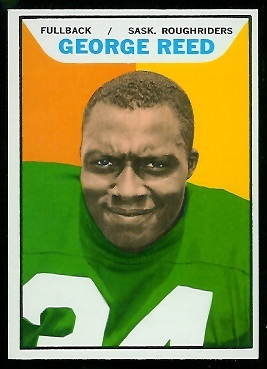 George Reed 1965 Topps CFL football card