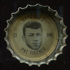 Pat Fischer 1966 Coke Caps Cardinals football card